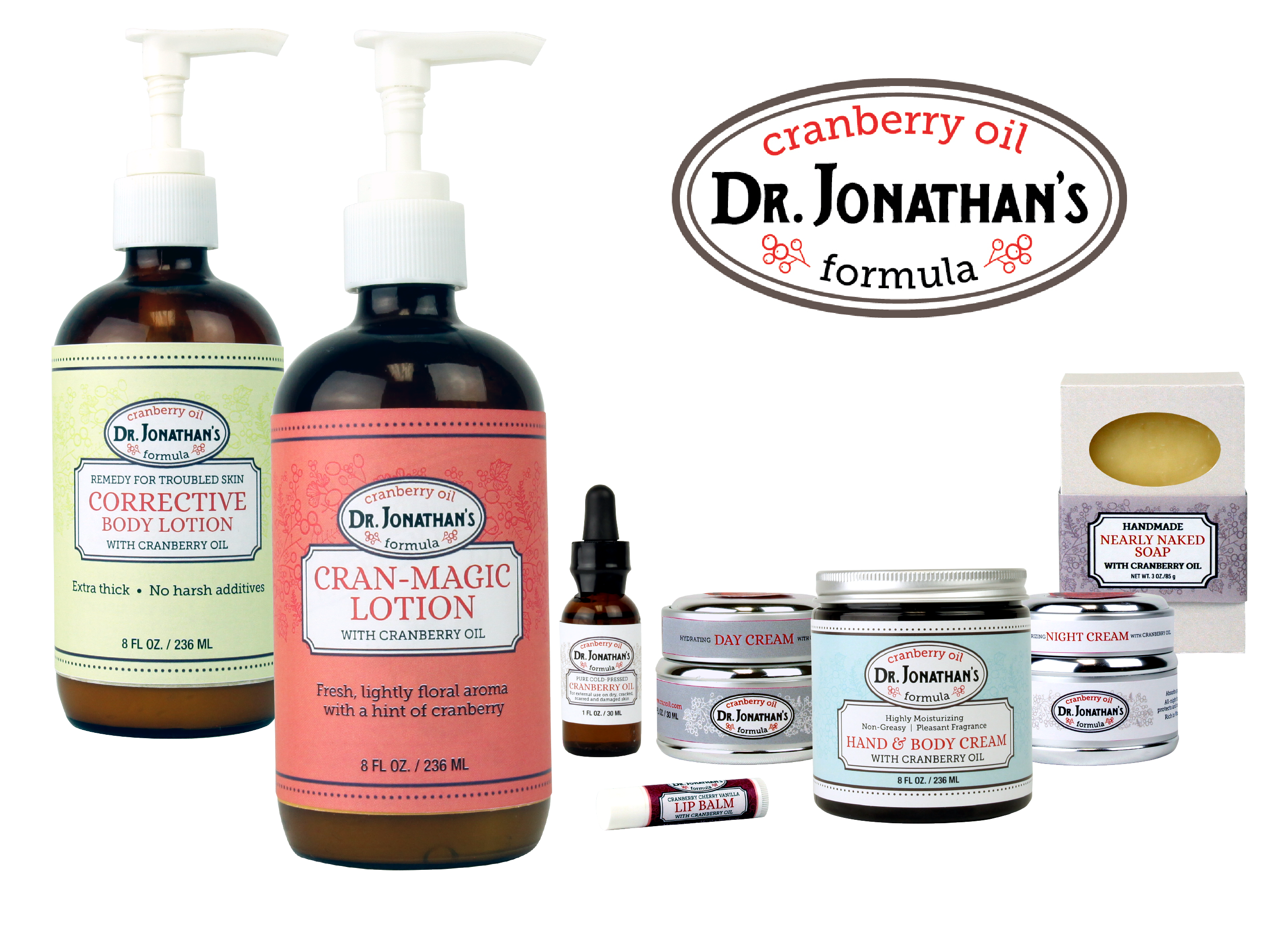 Dr. Jonathan's logo and packaging