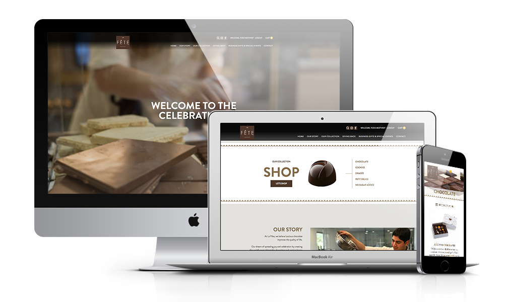 La Fete Chocolat website