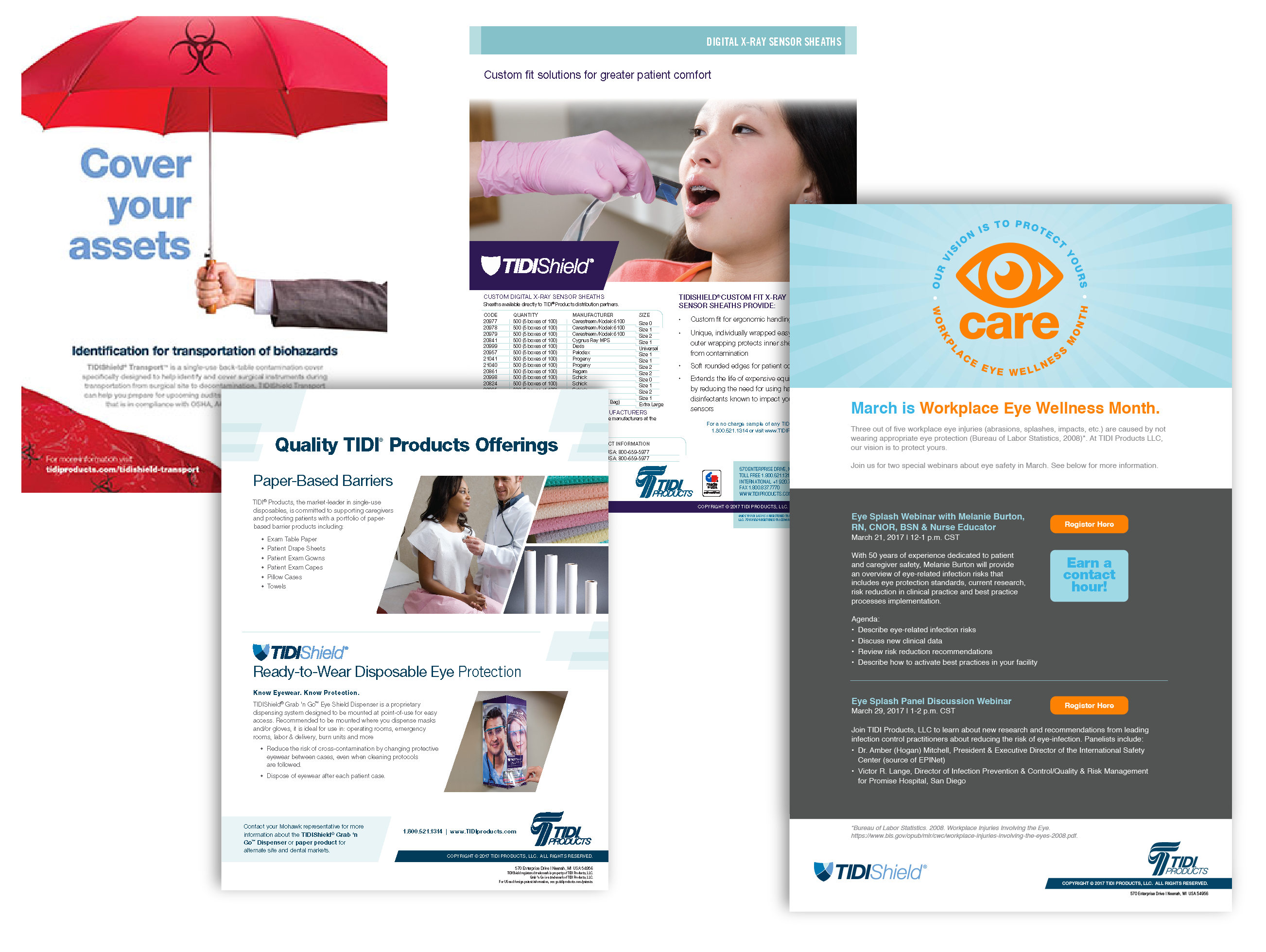 Tidi Products print collateral